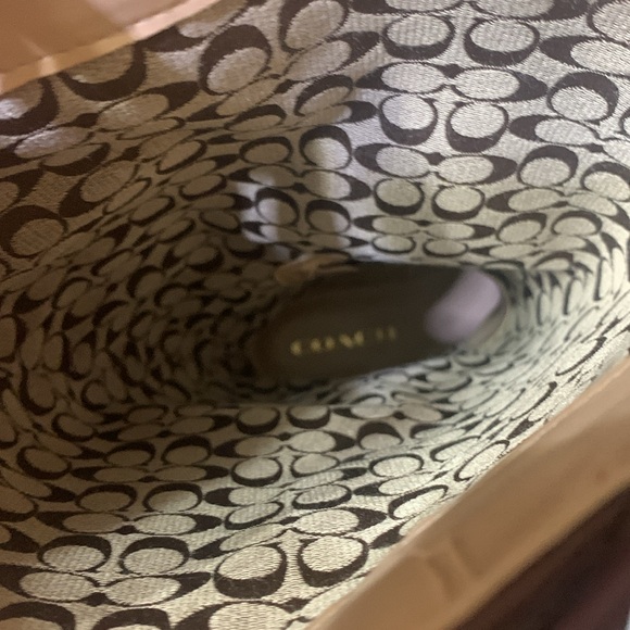 BRAND NEW 🔥 LEIGH LEATHER COACH BOOTS 😍 COLOR - WALNUT 😆 - Picture 4 of 10